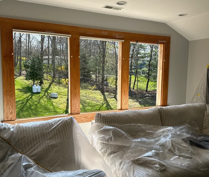 Ready to install double hung windows in Redding, CT